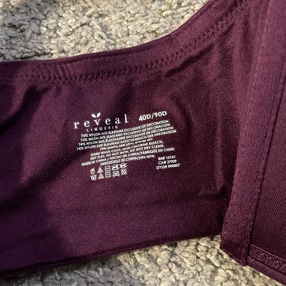 2pk - Reveal Womens The Perfect Wireless Bra Style-RR0007
- Mulberry - 40D - Picture 5 of 5